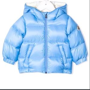 Montcler water resistant hooded down puffer